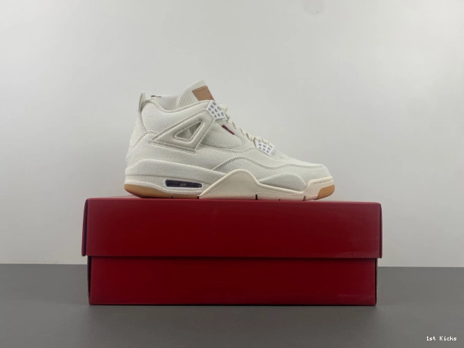 'White' x AO2571-100 Jordan Air 4 Levi's 0602